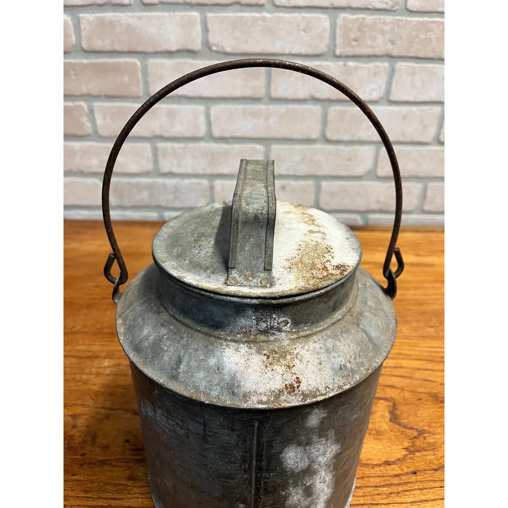 CMSTP&P Railroad Lunch Pail Tin Bucket Chicago Milwaukee St Paul Pacific Bail