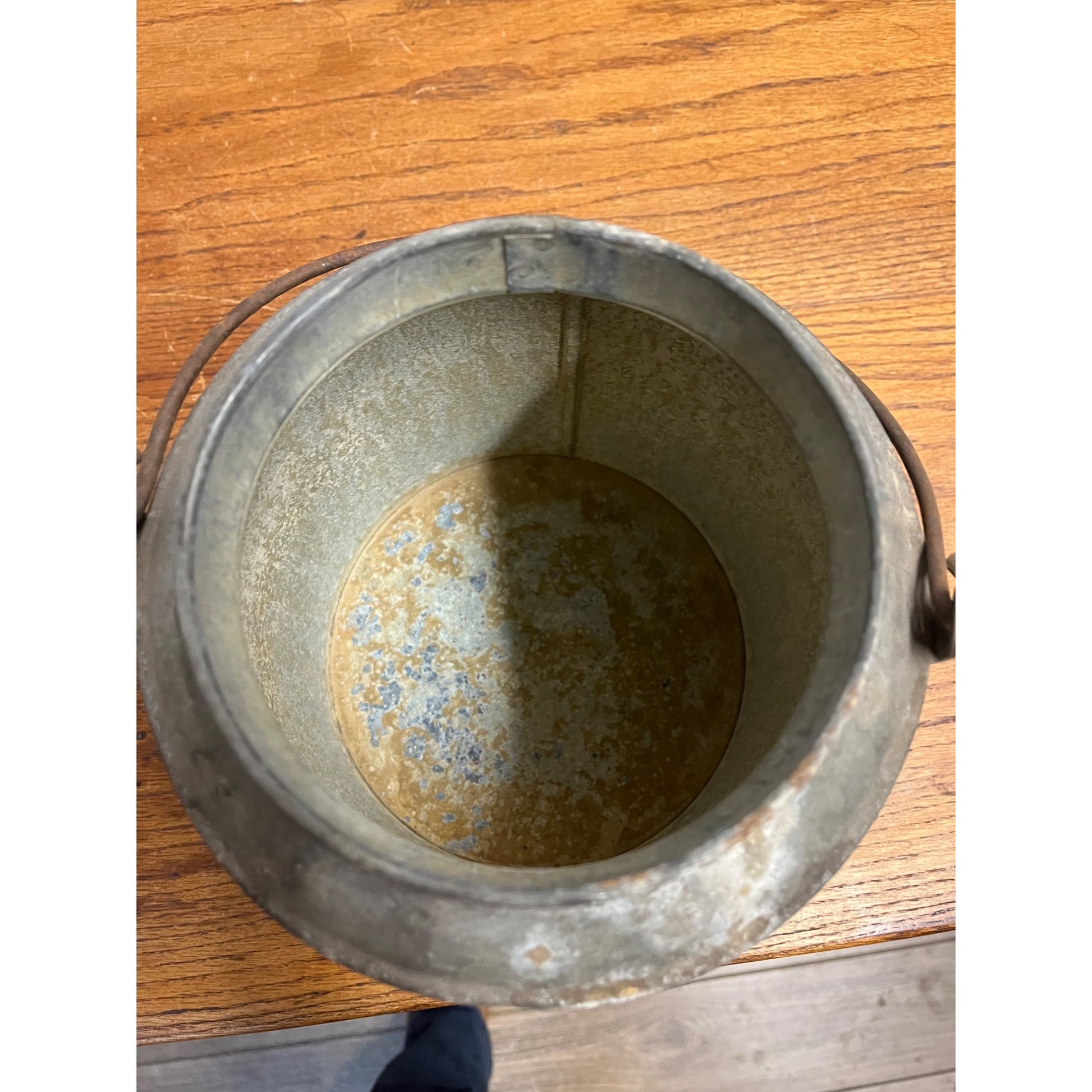 CMSTP&P Railroad Lunch Pail Tin Bucket Chicago Milwaukee St Paul Pacific Bail