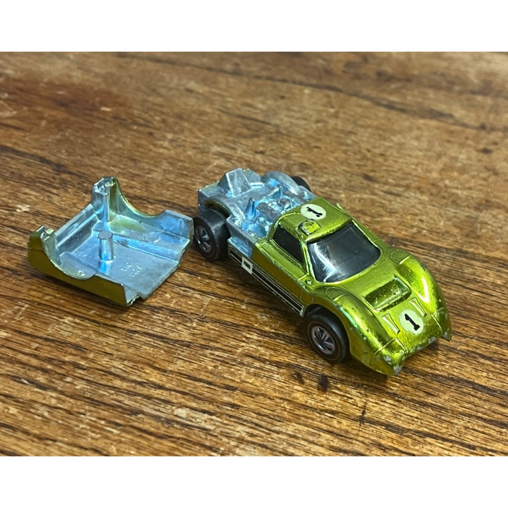 Vintage Hot Wheels Redline 1967 Ford J-Car Metallic Lime or Antifreeze - Read