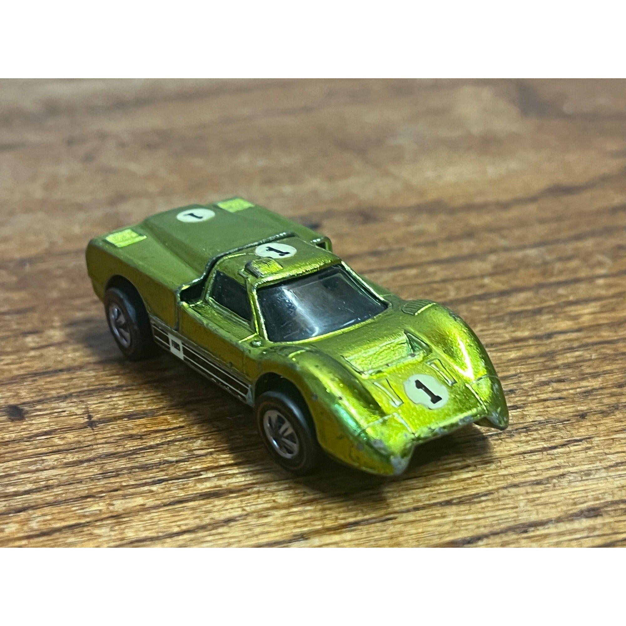 Vintage Hot Wheels Redline 1967 Ford J-Car Metallic Lime or Antifreeze - Read
