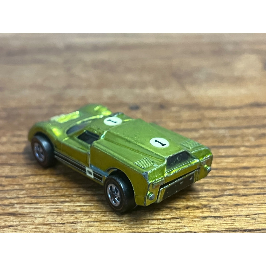 Vintage Hot Wheels Redline 1967 Ford J-Car Metallic Lime or Antifreeze - Read