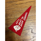 RARE Vintage 1958 Milwaukee Braves World Series 10" Pennant Let’s Beat Em’ Again