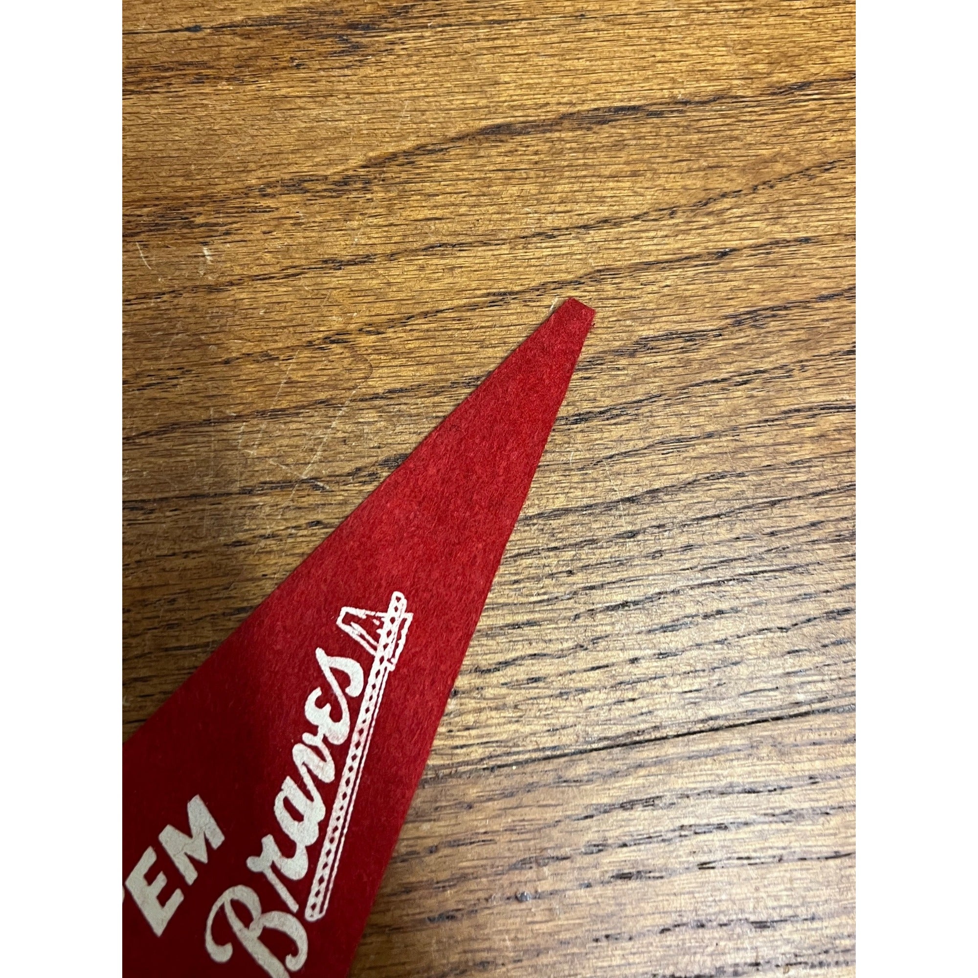 RARE Vintage 1958 Milwaukee Braves World Series 10" Pennant Let’s Beat Em’ Again