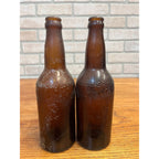 Pre-Pro Cream City Brewing Milwaukee Wisconsin Blob Top Beer Bottles Lot (2)