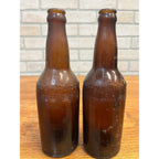 Pre-Pro Cream City Brewing Milwaukee Wisconsin Blob Top Beer Bottles Lot (2)