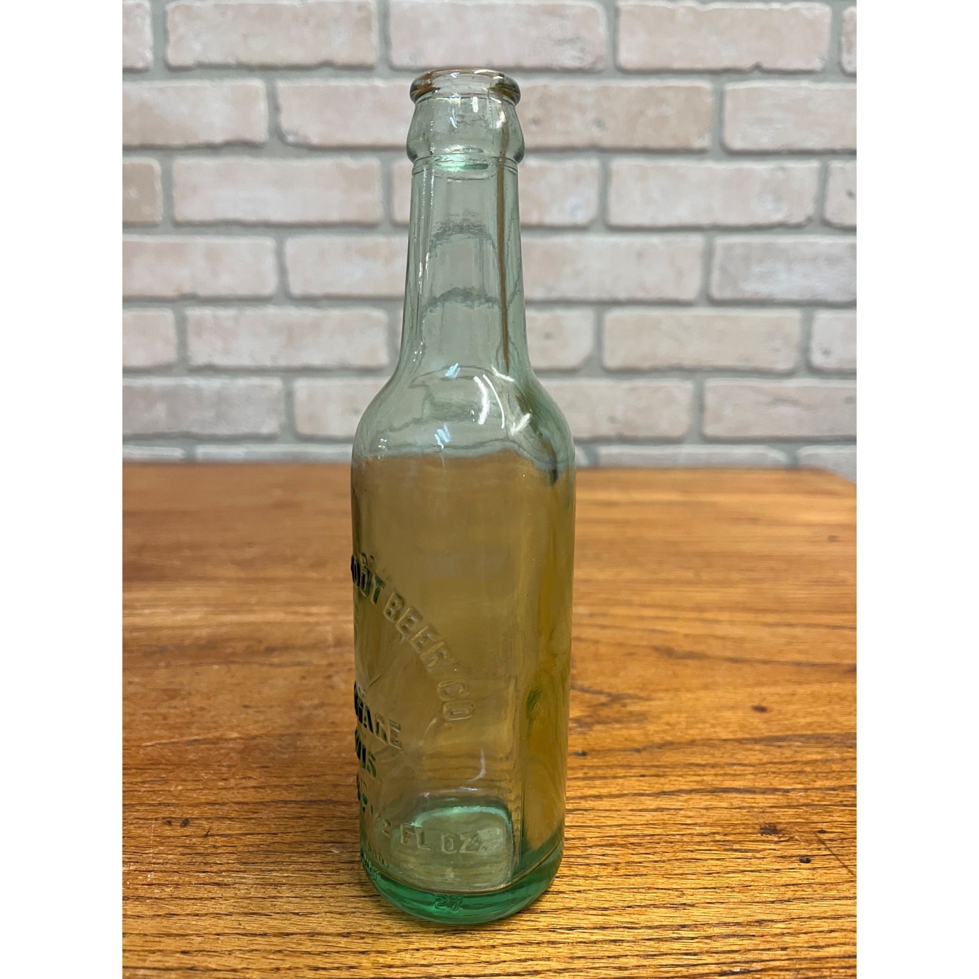 Vintage Portage Root Beer Co Wi Soda Bottle Portage Wisconsin Embossed