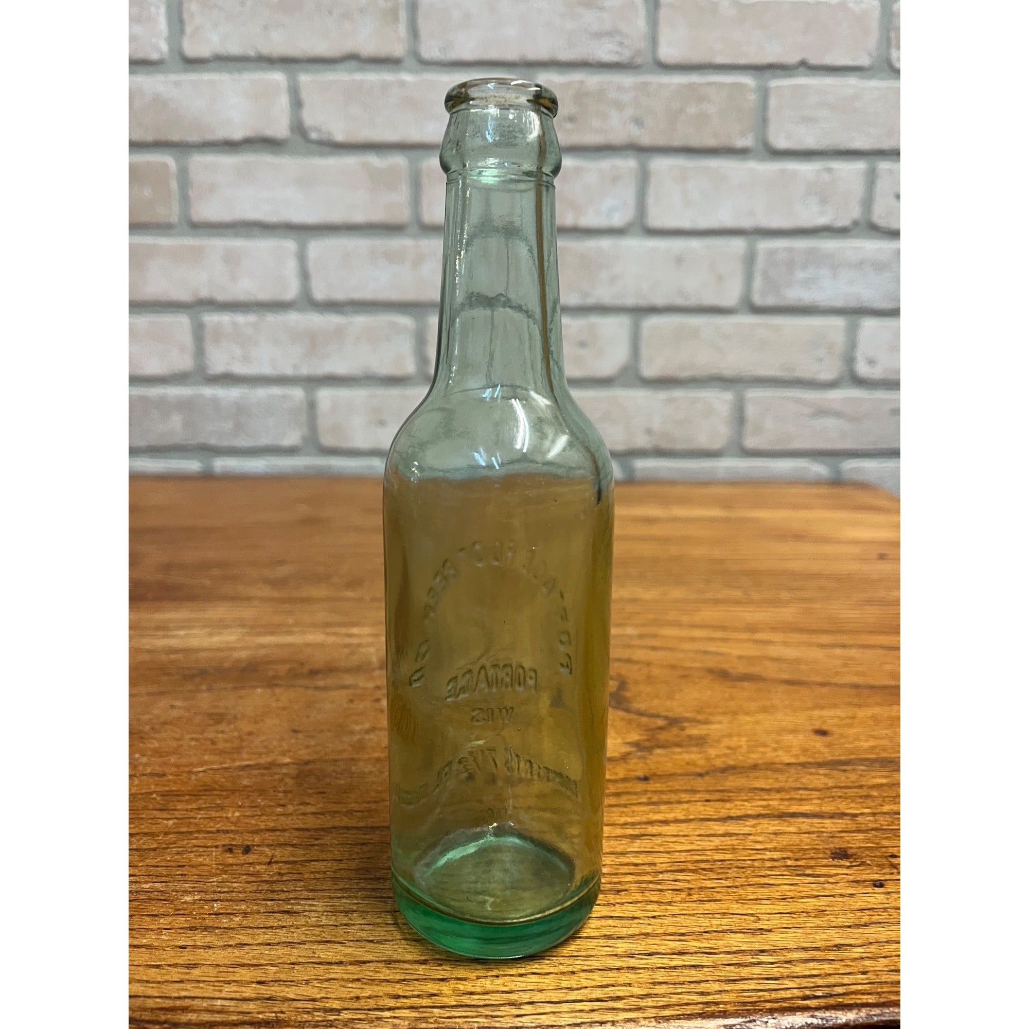 Vintage Portage Root Beer Co Wi Soda Bottle Portage Wisconsin Embossed