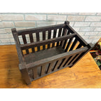 Antique Vintage Arts and Crafts Magazine Book Rack Stand Pine?