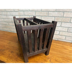 Antique Vintage Arts and Crafts Magazine Book Rack Stand Pine?