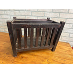 Antique Vintage Arts and Crafts Magazine Book Rack Stand Pine?