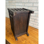 Antique Vintage Arts and Crafts Magazine Book Rack Stand Pine?