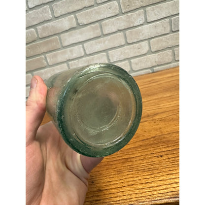 Vintage Excelsior Brewing Co. Beer Bottle Clear Aqua Embossed Cleveland OH