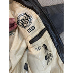 Vintage Men's Leather Bomber Jacket US Army Air Forces XXL Avirex 1978