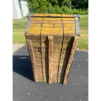 Antique Primitive Oswald Jaeger Baking Co. MIlwaukee Bread Box Crate Yellow