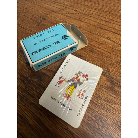 Vintage 60's EL CORTEZ HOTEL & CASINO, LAS VEGAS Mini Playing CARDS