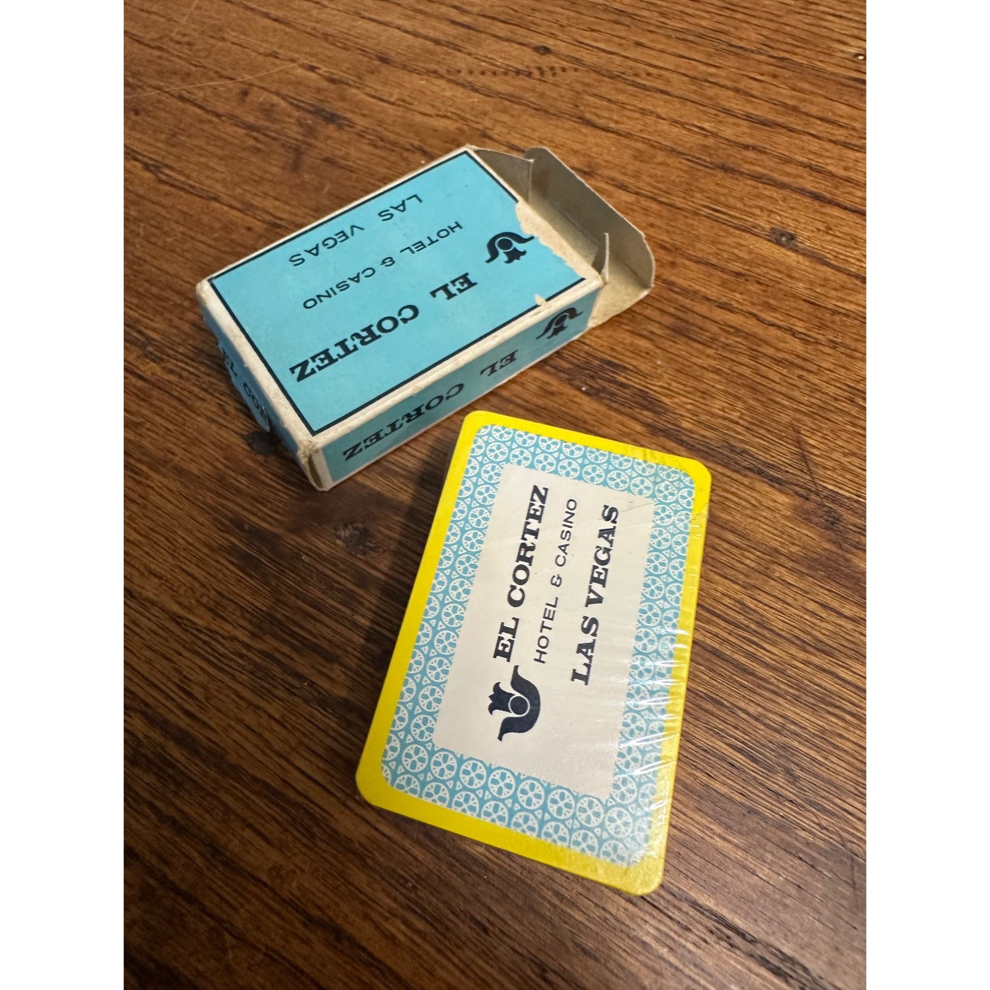 Vintage 60's EL CORTEZ HOTEL & CASINO, LAS VEGAS Mini Playing CARDS