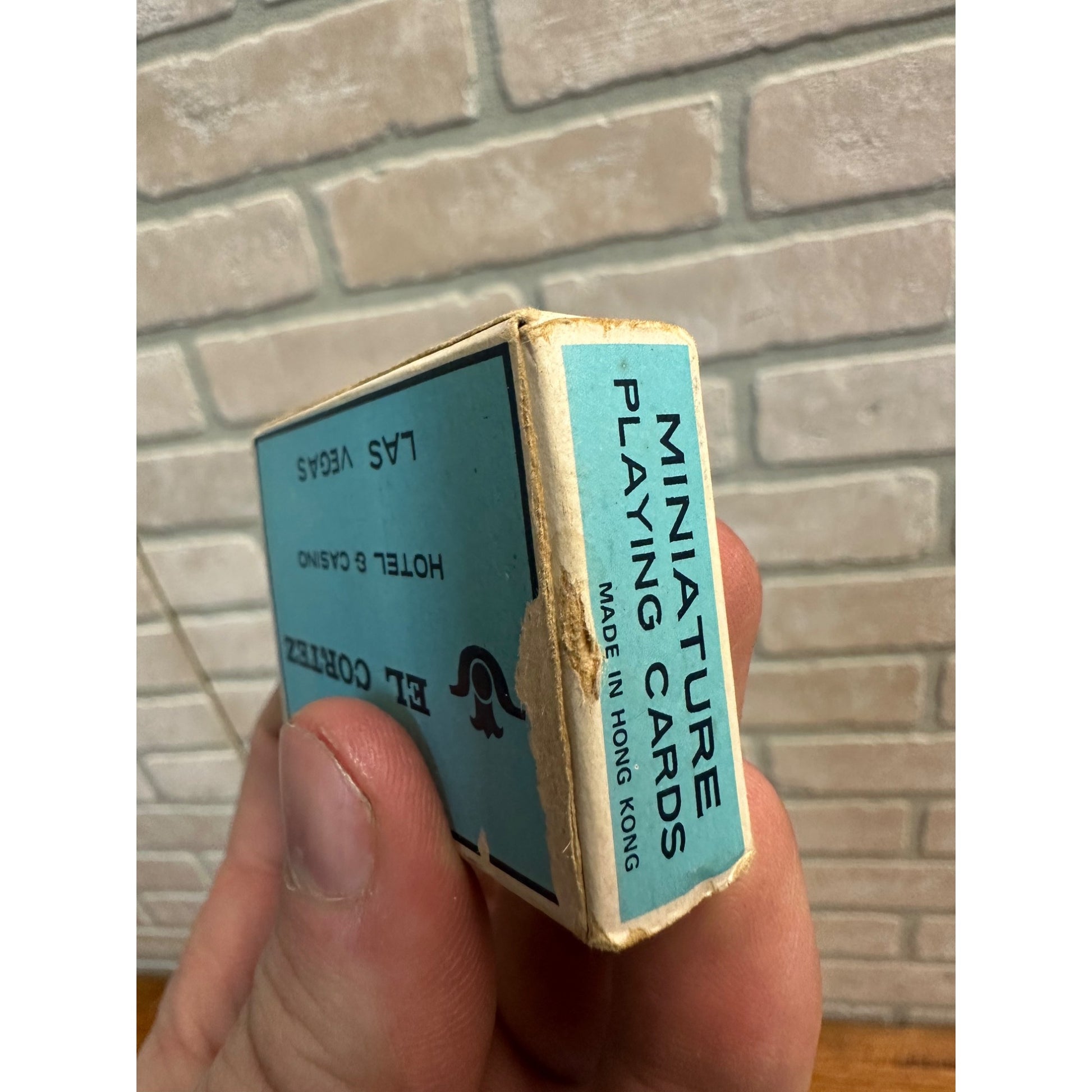 Vintage 60's EL CORTEZ HOTEL & CASINO, LAS VEGAS Mini Playing CARDS