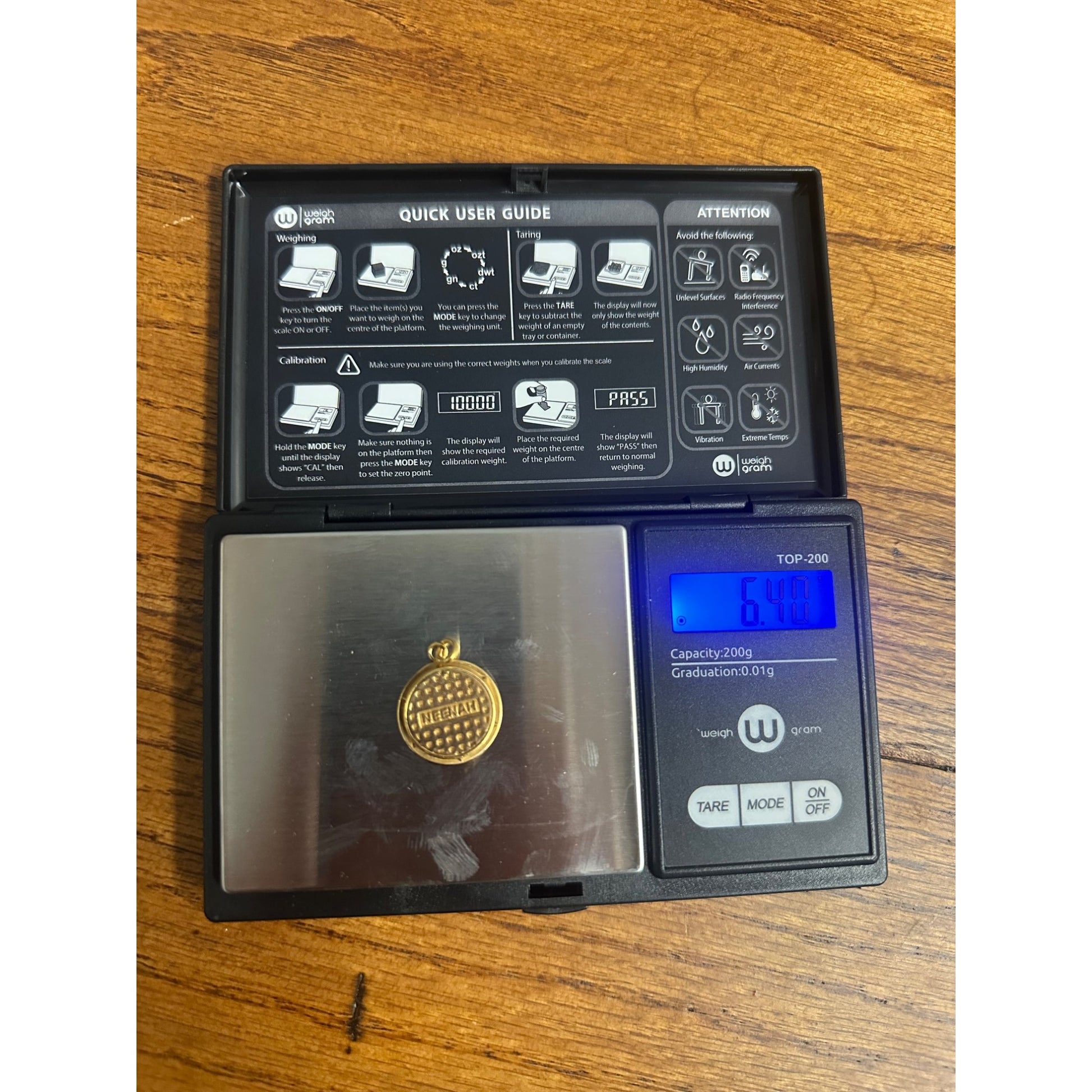 Vintage 14k Yellow Gold Neenah Foundry Employee Service Pin 6.40 Grams