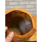 Antique 1920s Halloween German LARGE Jack o' Lantern JOL Pressed Cardboard 8"