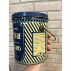 Vintage Armour's Simon Pure Kettle Leaf Lard Lidded Pail Advertising Tin