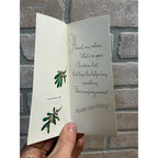 Vintage 1950s Christmas Greetings Card Mid-Century Rust Craft XCmas UNUSED