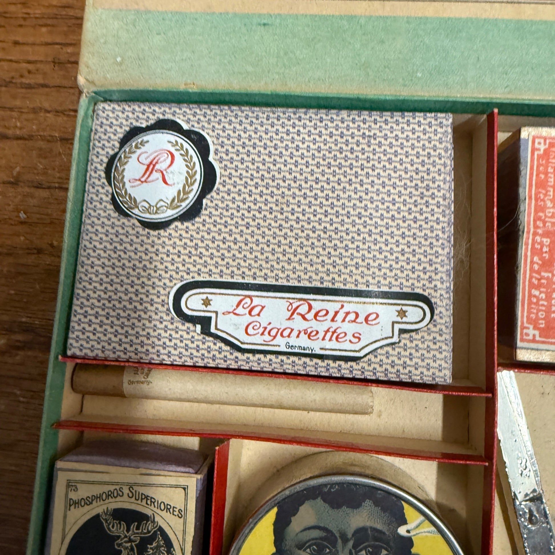 Vintage German Toys Joke Articles Gag Scissors Matches Clown Germany