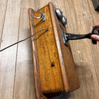 Antique Julius Andrae & Sons Oak Wall Telephone 1900s Milwaukee WI
