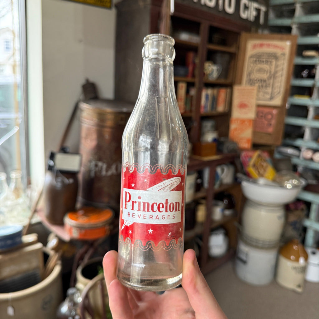 RARE Princeton Beverages Wi ACL Soda Bottle Princeton Wisconsin Bottle Wis