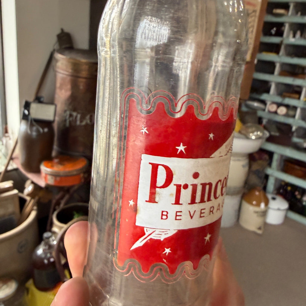 RARE Princeton Beverages Wi ACL Soda Bottle Princeton Wisconsin Bottle Wis