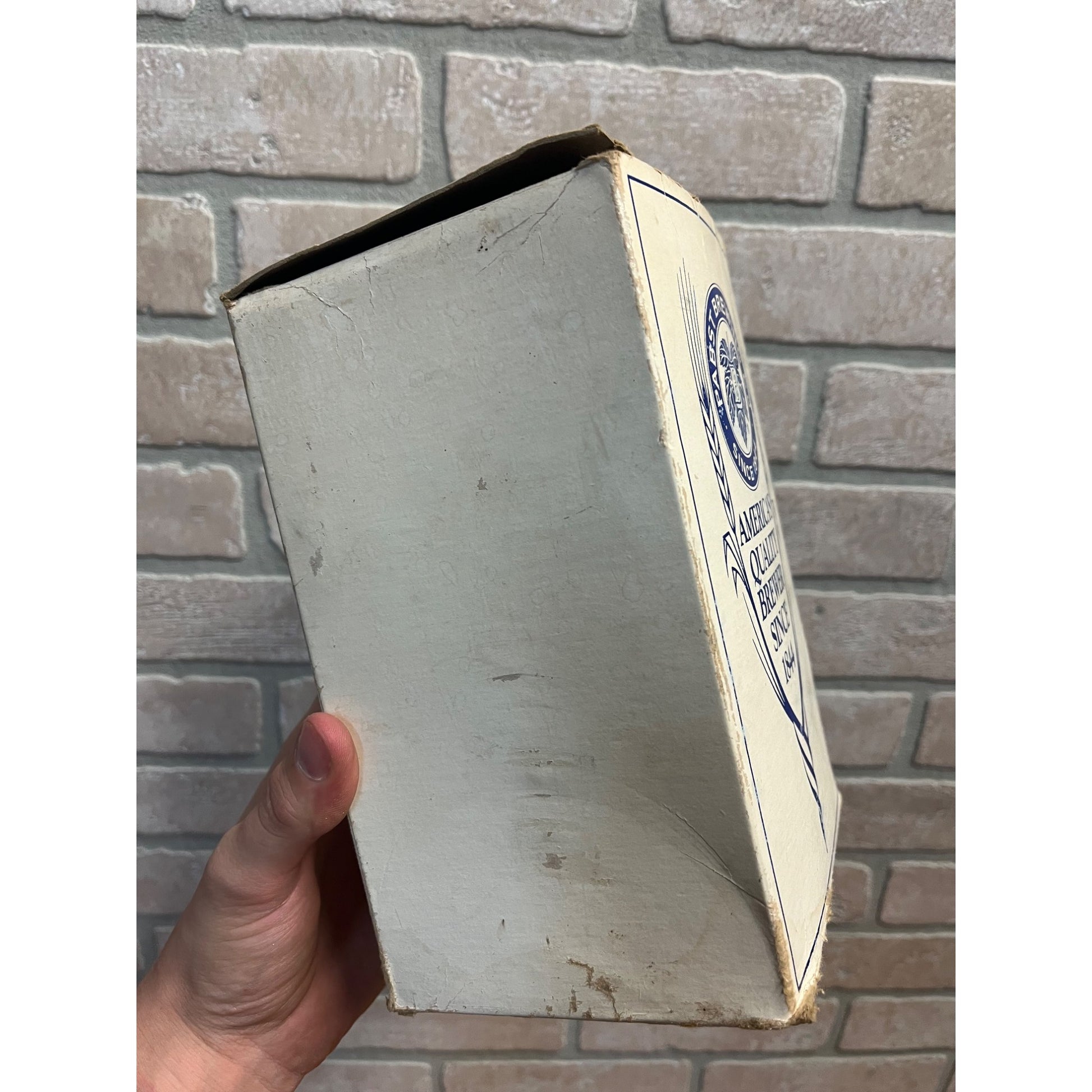 Vintage 1950s Pabst Brewing Co. Empty Cardboard Box for Coasters