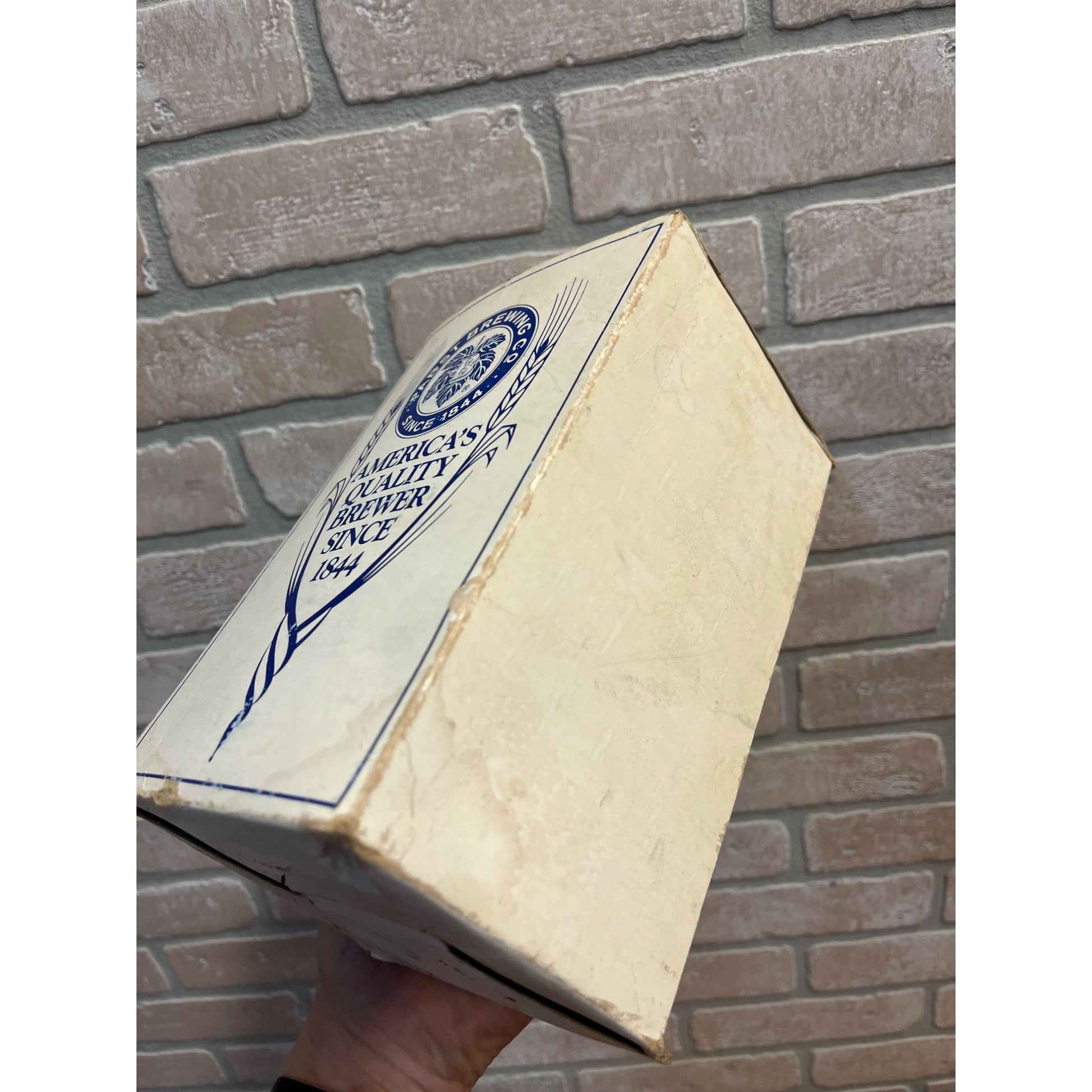 Vintage 1950s Pabst Brewing Co. Empty Cardboard Box for Coasters