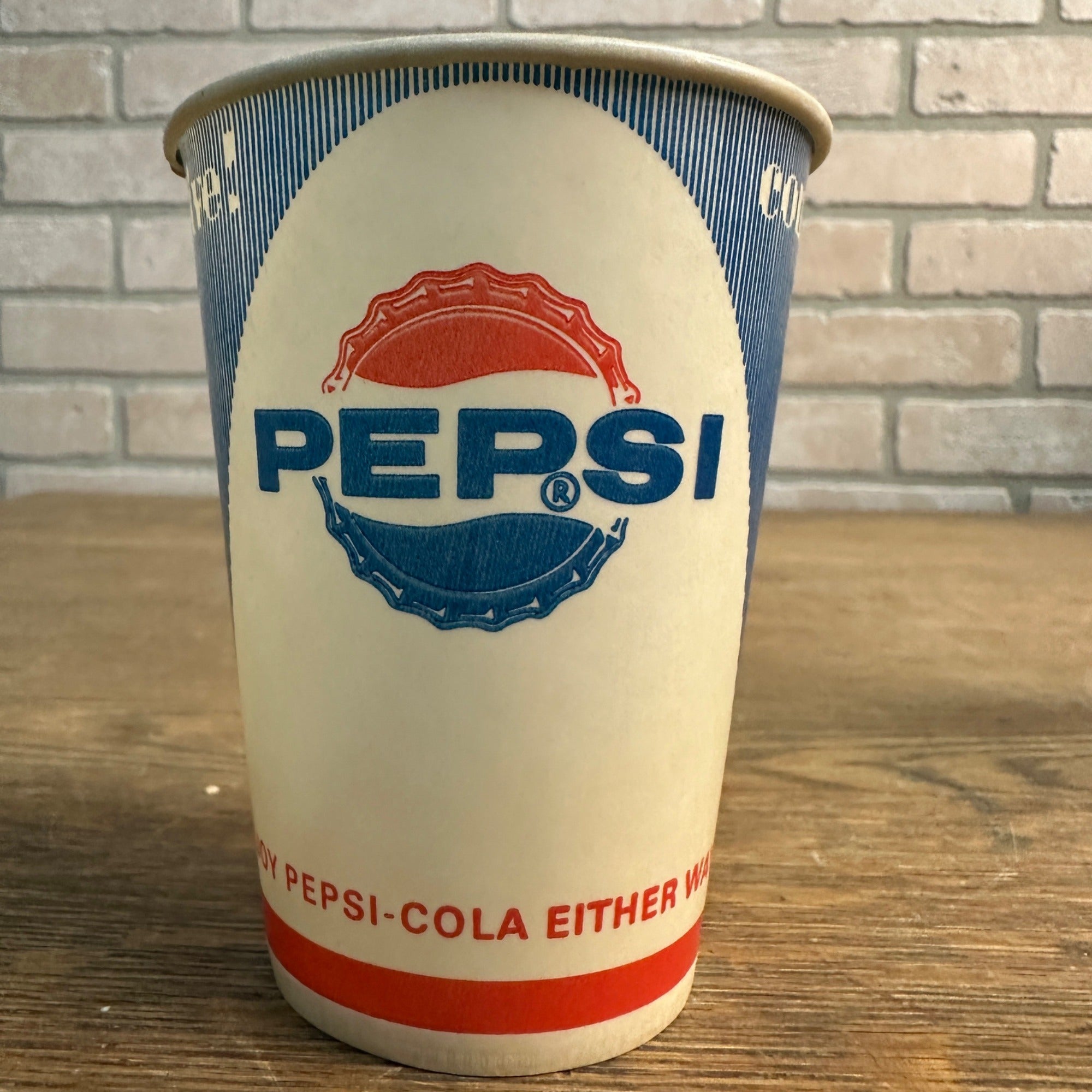 Vintage Diet Pepsi 9oz Come Alive Soda Promo Wax Paper Cup Pepsi Cola