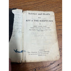 Vintage 1906 Science and Health with Key to The Scriptures Mary Baker Eddy