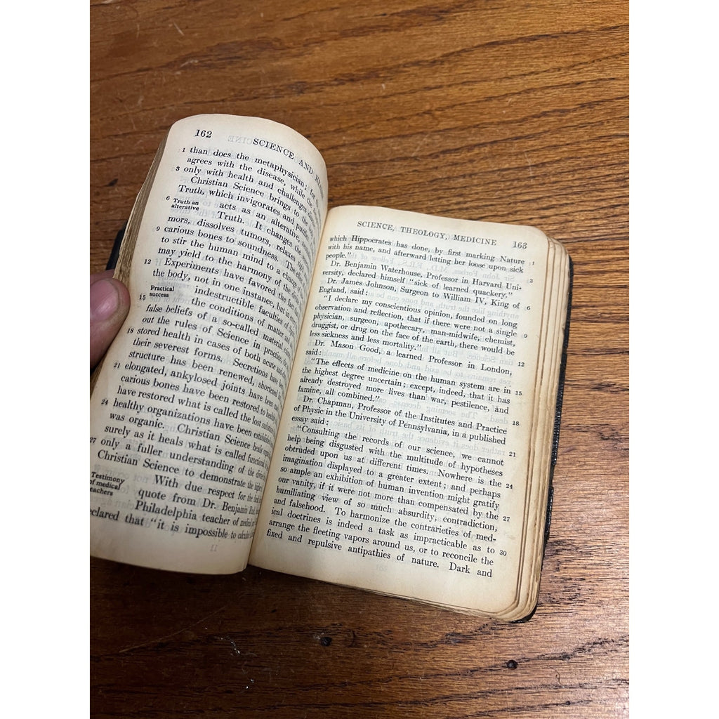 Vintage 1906 Science and Health with Key to The Scriptures Mary Baker Eddy