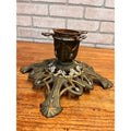 Antique German Art Nouveau Cast Iron Christmas Feather Tree Stand Jugendstil