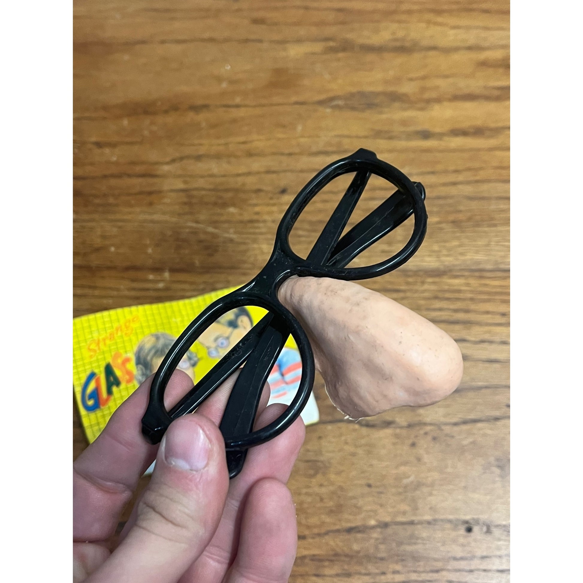 Vintage Strange Glasses Fake Nose Trick Magician Novelty Gag Gift Toy Dime Store