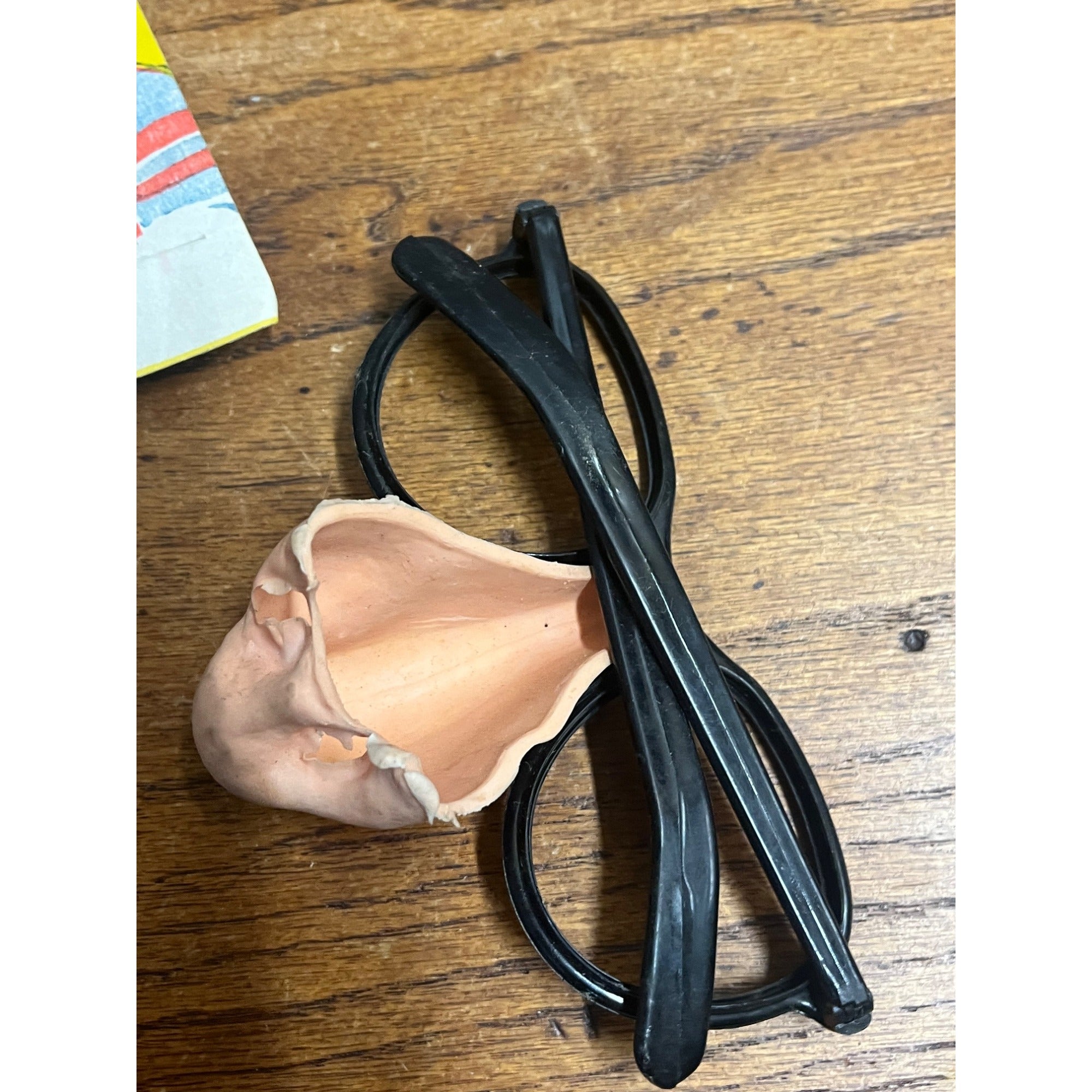 Vintage Strange Glasses Fake Nose Trick Magician Novelty Gag Gift Toy Dime Store