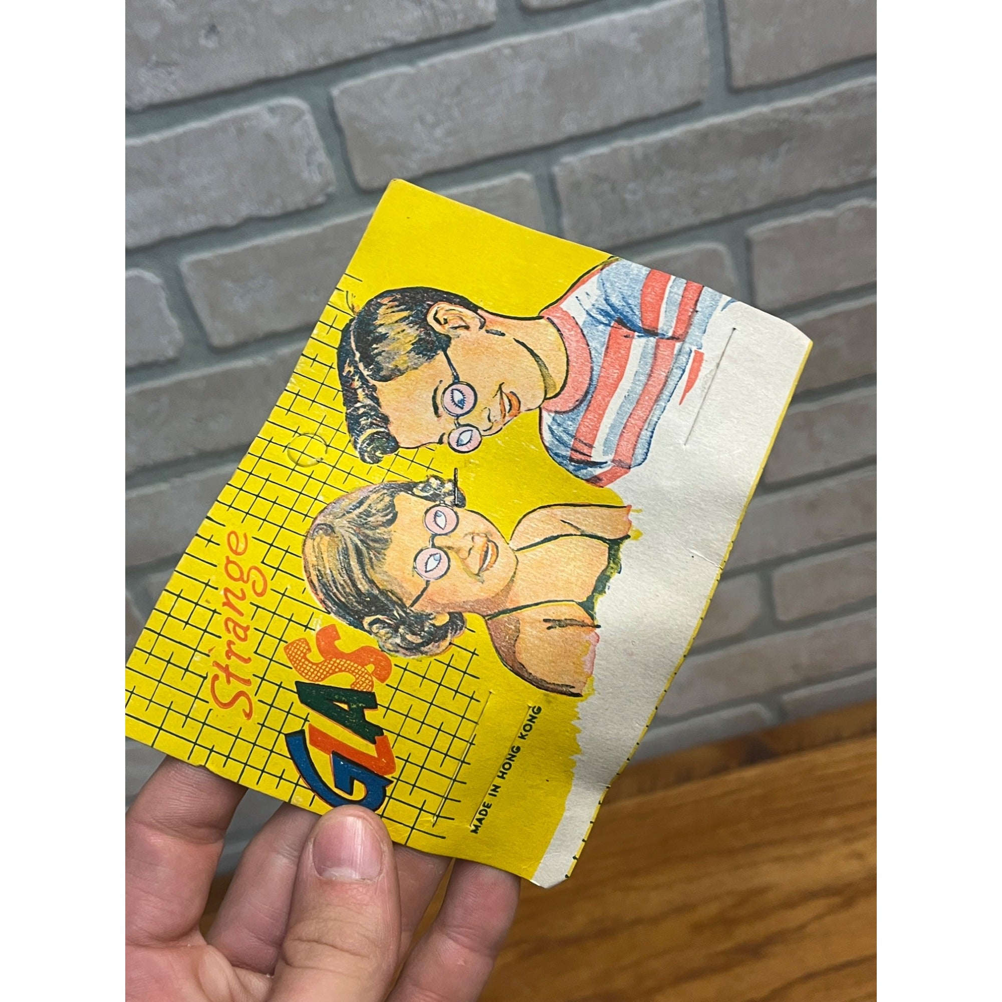 Vintage Strange Glasses Fake Nose Trick Magician Novelty Gag Gift Toy Dime Store