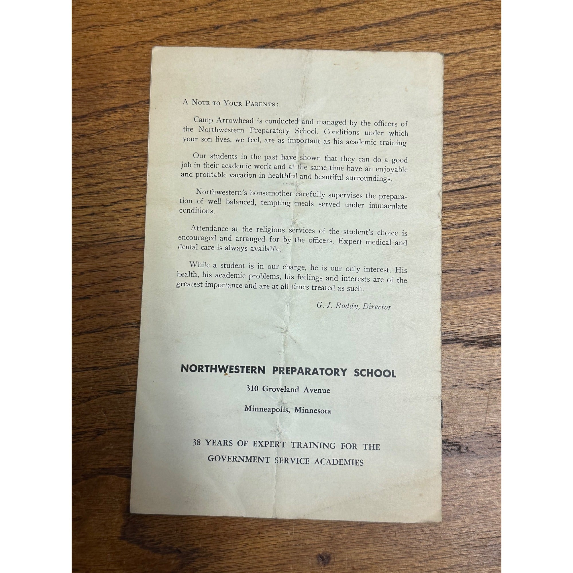 Vintage Camp Arrowhead Program Training West Point Annapolis, Coast Guard