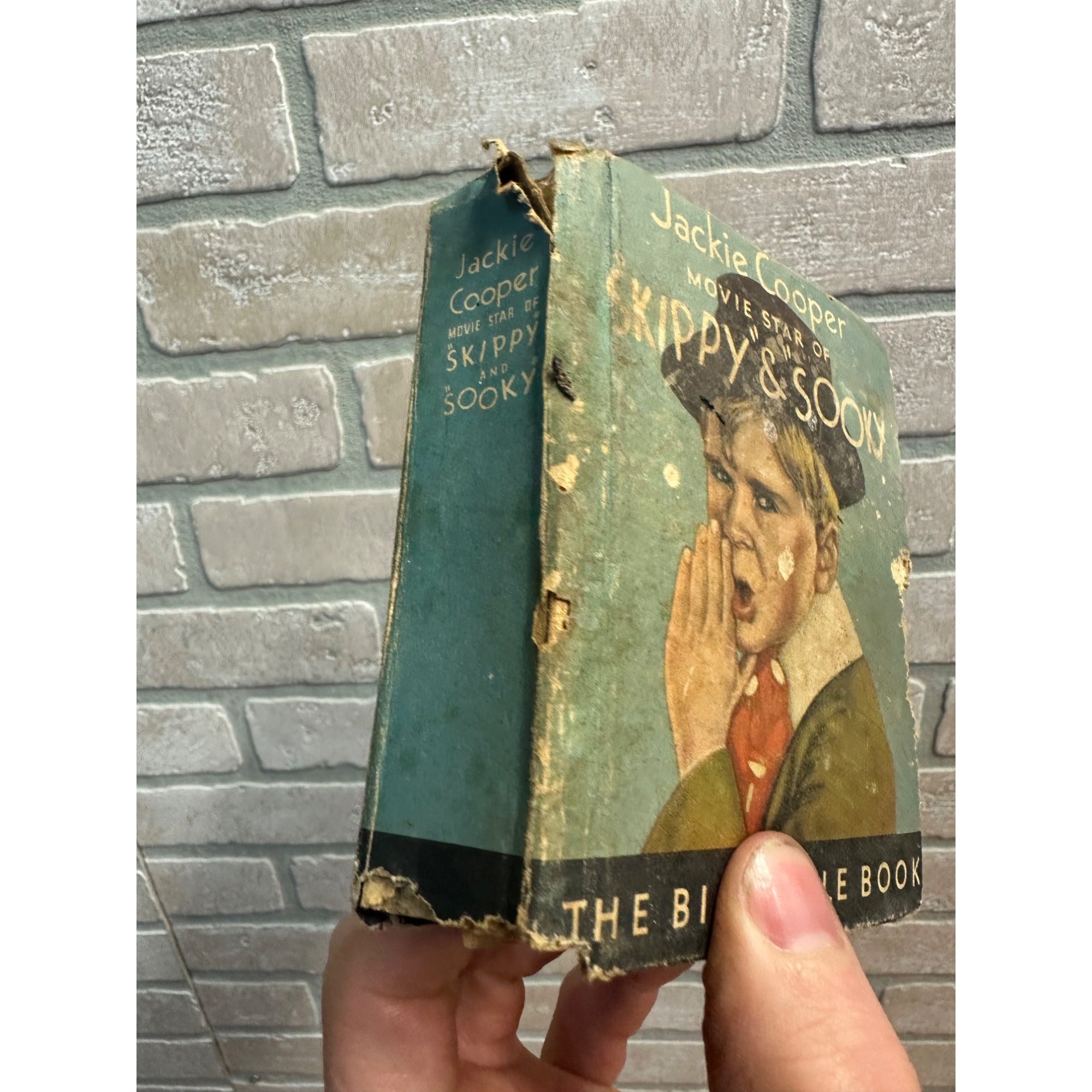 1933 Jackie Cooper Movie Star of Skippy & Sooky #714 Big Little Book