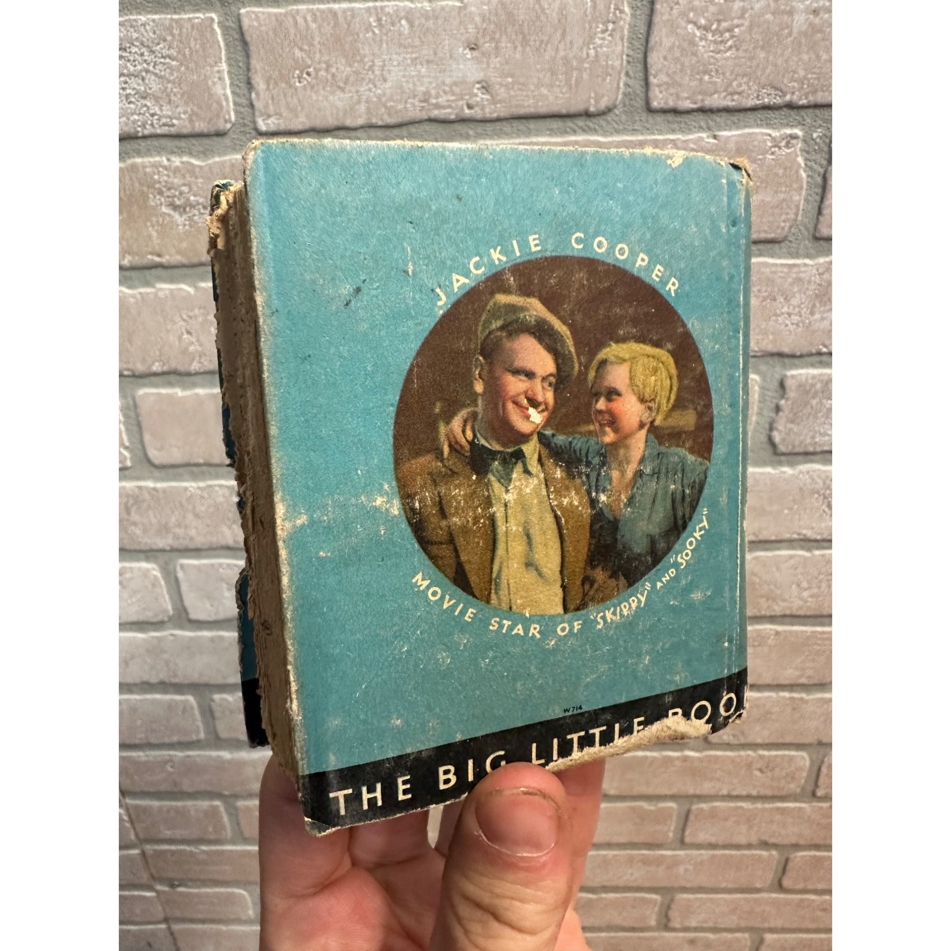 1933 Jackie Cooper Movie Star of Skippy & Sooky #714 Big Little Book