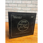Vintage 1930s Frier's Alox Shoe Laces Store Advertising Display Cabinet 4-Drawer