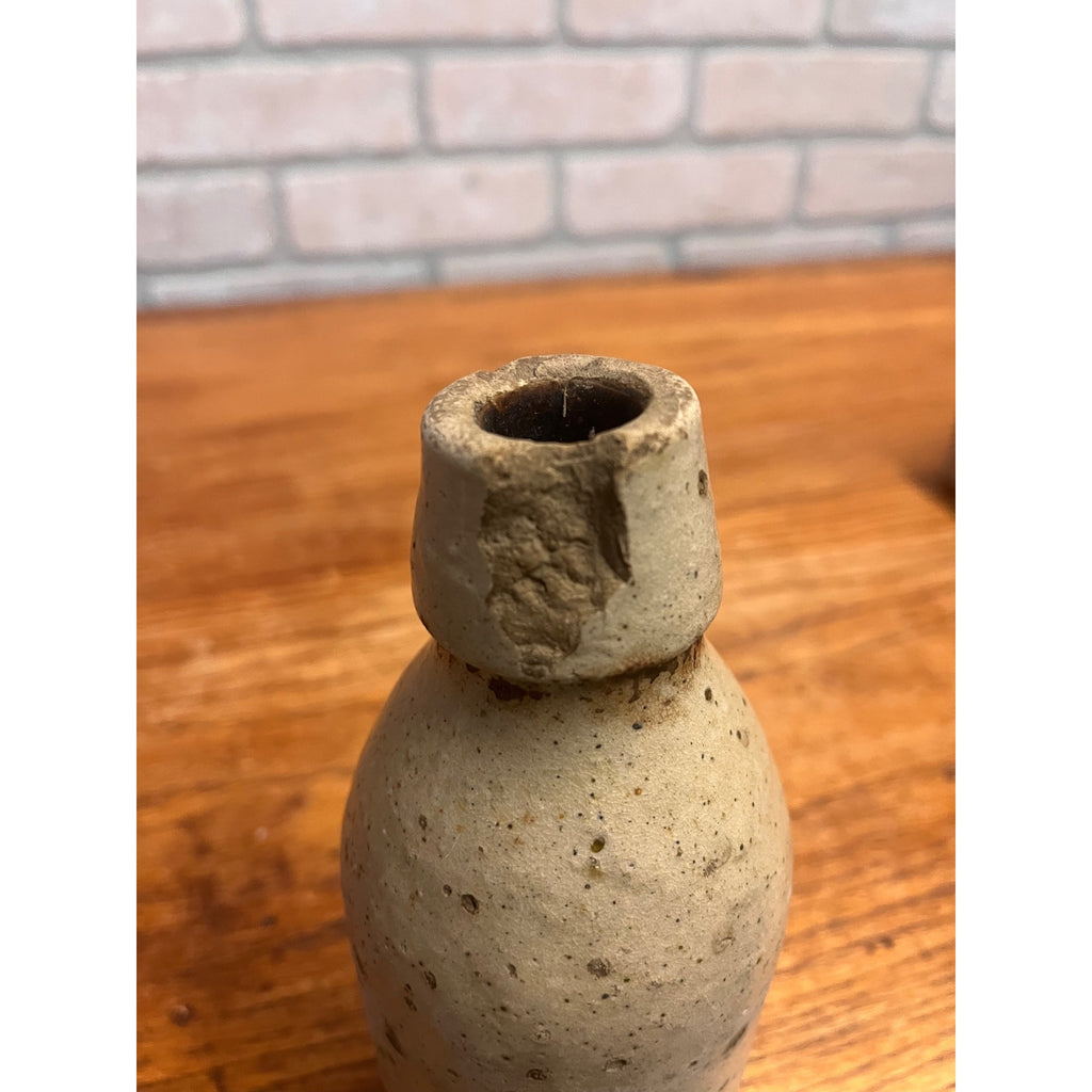 Antique 1800s GRISBAUM & KEHREIN Milwaukee Wis. Clay Stoneware Beer Bottle