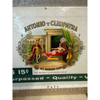 Vintage Antonio Y Cleopatra Cigar Box Advertising American Tobacco Co.