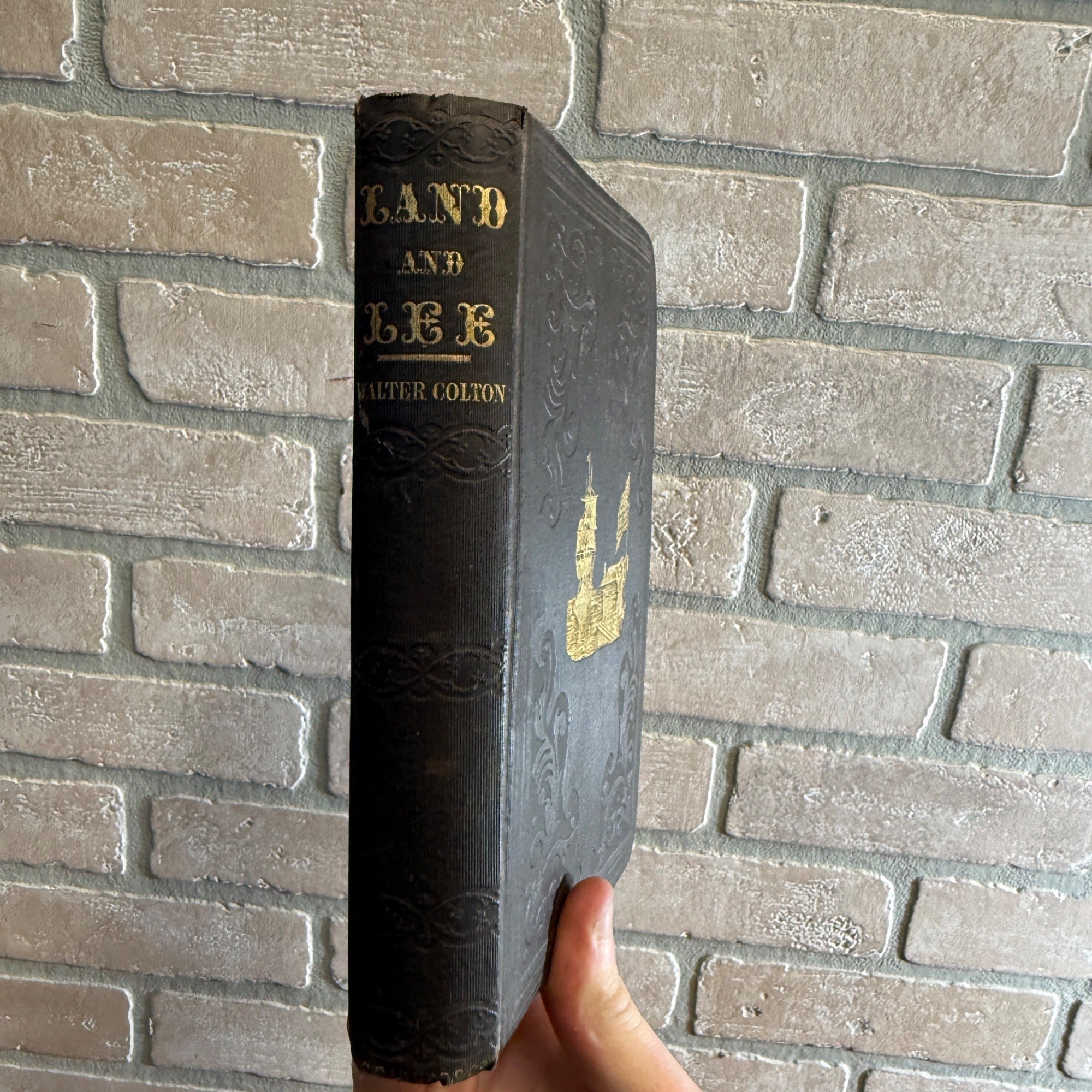 1851 Land & Lee Bosphorus Constantinople Antique Book Walton Colton