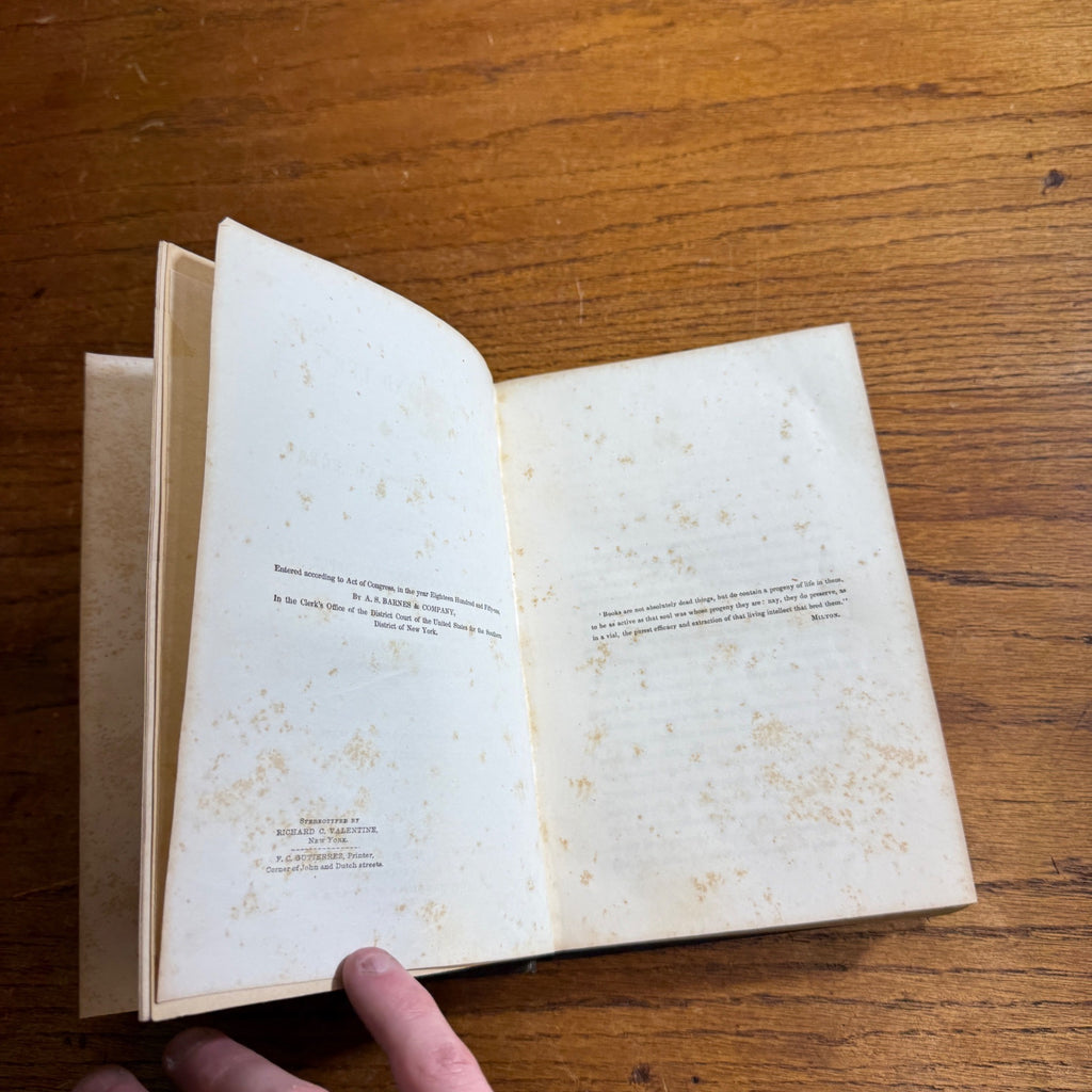 1851 Land & Lee Bosphorus Constantinople Antique Book Walton Colton