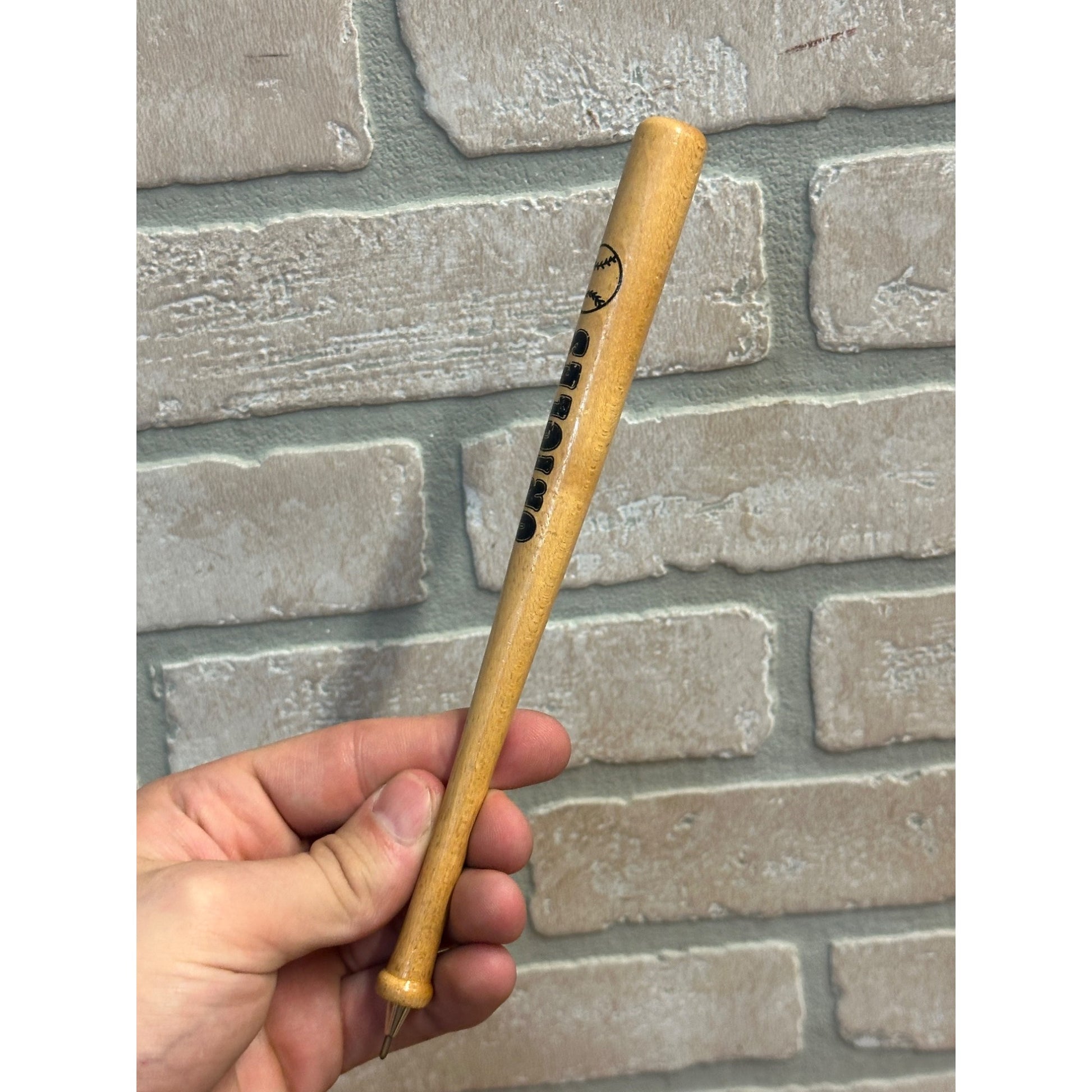 Vintage 1960s-70s Baltimore Orioles Baseball Mini Bat Pen MLB