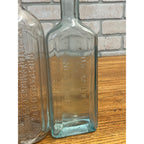 Antique Medicine Bottle Lot Dr Miles Nervine Caldwell Pepsin Fahrney Glass Aqua