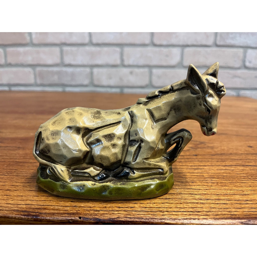 Vintage Nativity Figure Donkey Wise Man Men Made Japan Christmas 5.5" Animal
