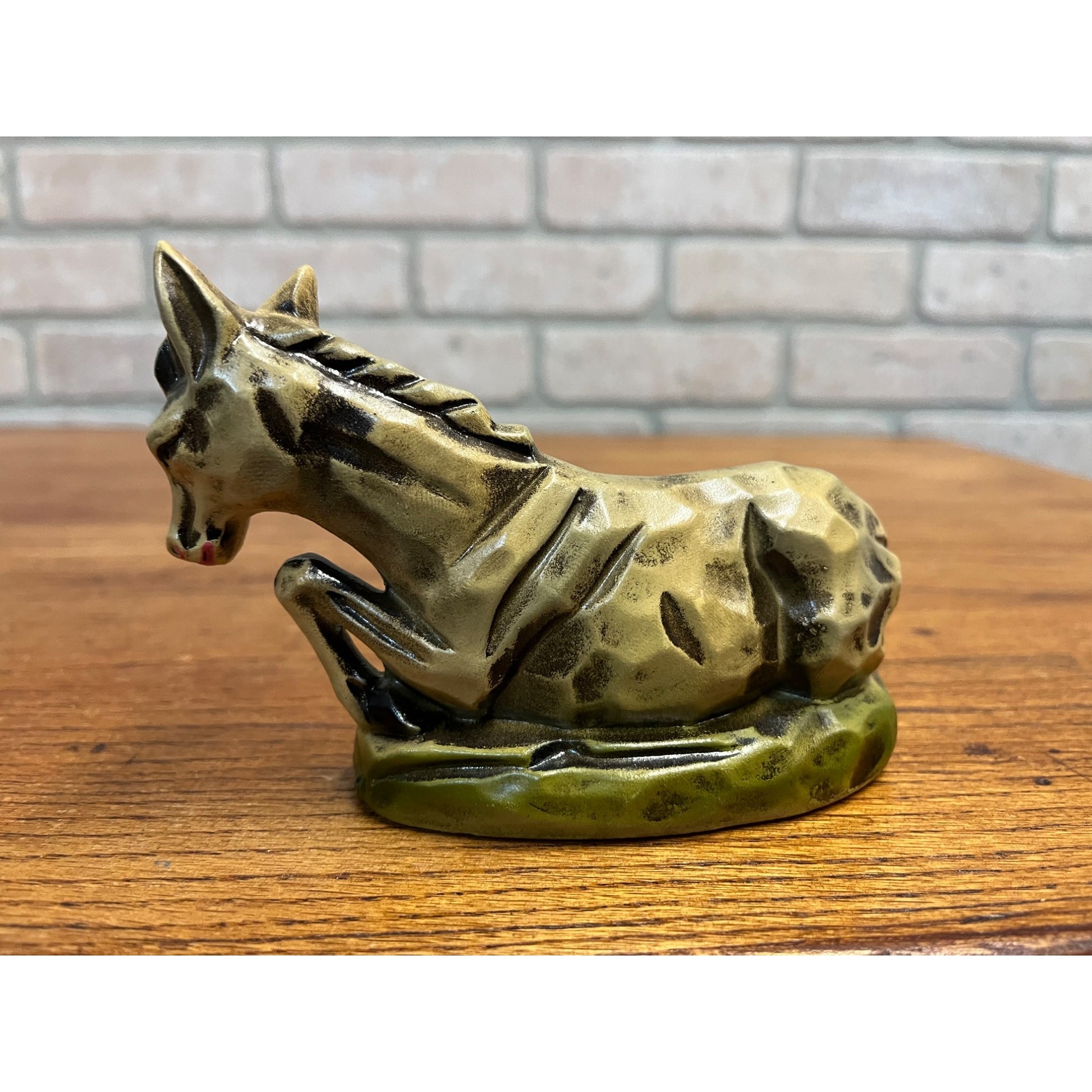 Vintage Nativity Figure Donkey Wise Man Men Made Japan Christmas 5.5" Animal